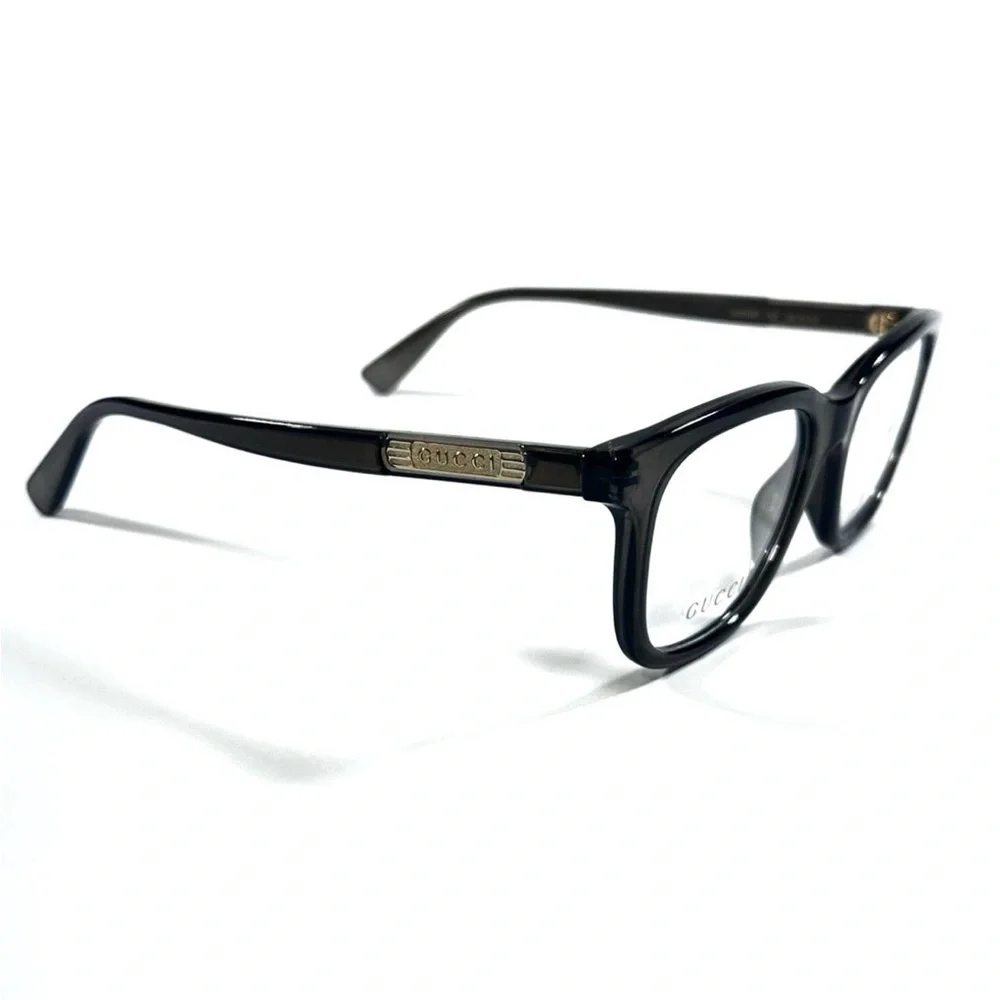 Gucci Eyeglasses Frames GG0938O 005 Gray Olive Full Rim 53mm GG 0938  Authentic